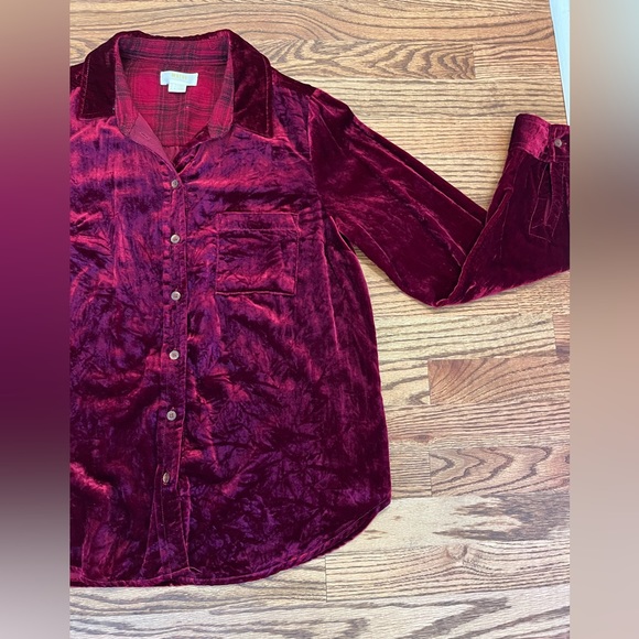 Maeve Velvet Shirt - Picture 3 of 10